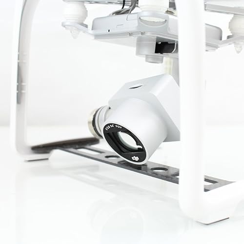 Miniatura 2 de Protector de cardán negro de fibra de vidrio compatible con DJI Phantom 4/Phantom 3 estándar, profesional y avanzado, protege la cámara y el cardán