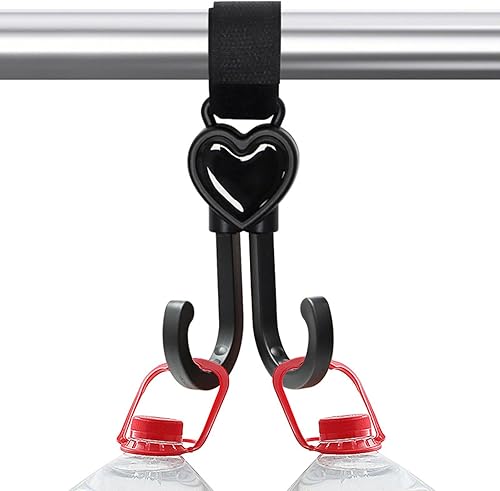 Miniatura 8 de Bandeja de aperitivos para cochecito con portavasos, bandeja universal de comida para cochecito extraíble, clip de agarre antideslizante para