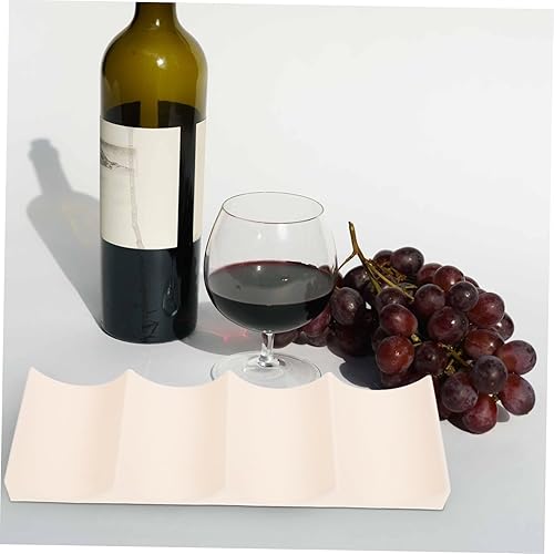 Miniatura 4 de Anneome Organizador Tapete decorativo de escritorio, vidrio ondulado, estilo de vida, tarro de mono, mini pilas para botellas, botellas, botellas de