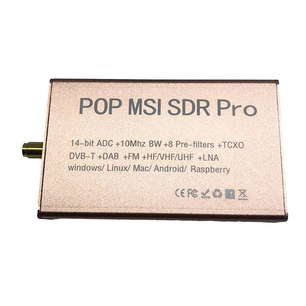 Für MSI-Receiver, Software Defined Radio, 10kHz-2GHz Antennen-Kit, 14Bit Breitband-Tuner für Ham Radio, DAB für windows für Linux für Mac