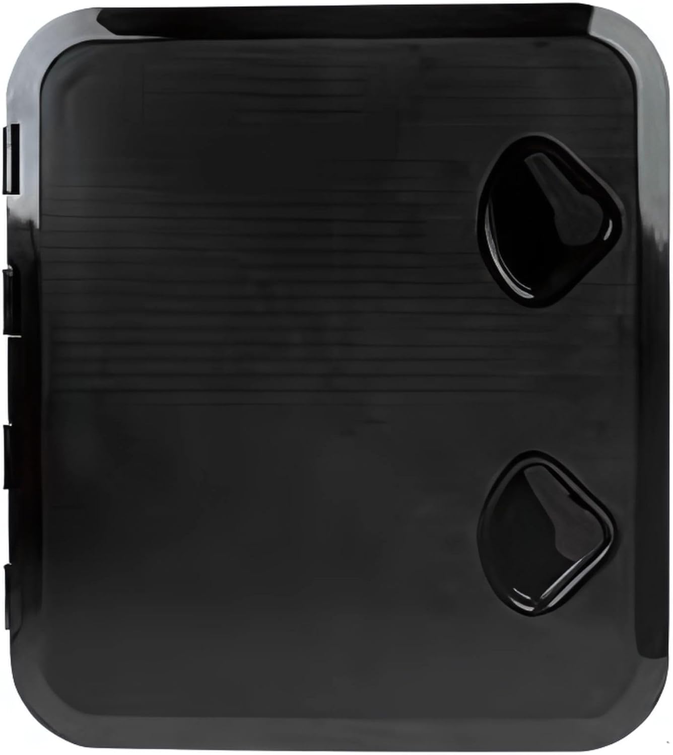 SEAFLO 20x18 Inch Black Marine Deck Access Hatch - 180° Opening Non-Skid Lid, UV/Corrosion Resistant ABS, 4-Year Warranty