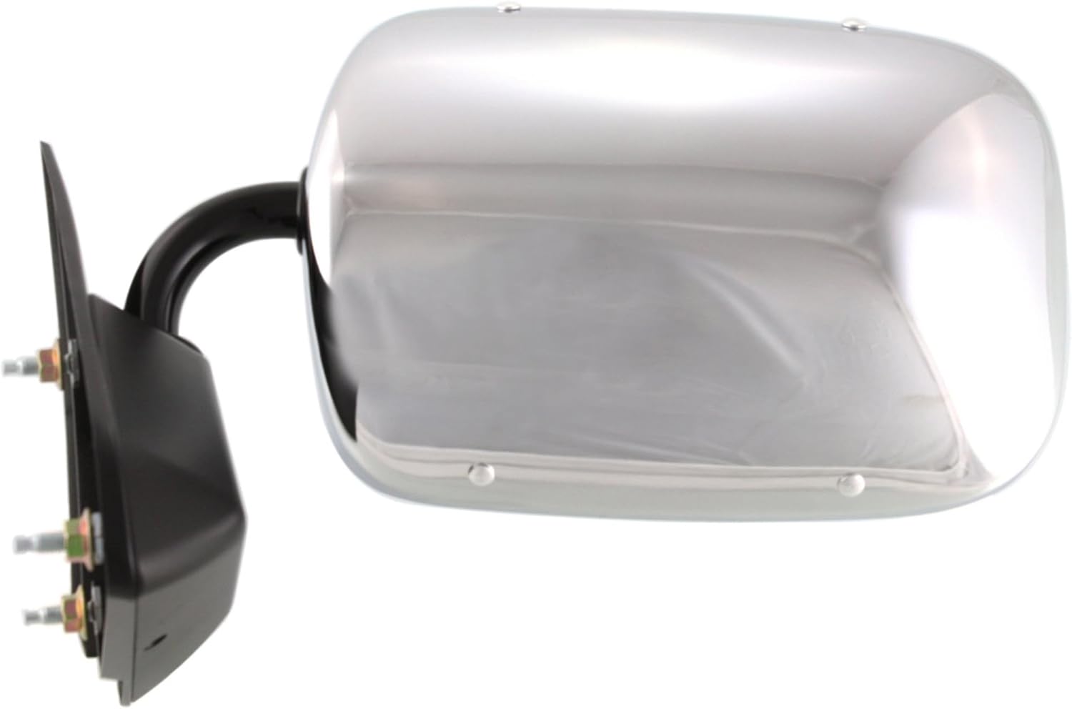 JC Whitney Driver Side Non-Electric Mirror for Chevy Chevrolet C1500 K1500 1988-1998 Chrome Standard Cab JGM13L
