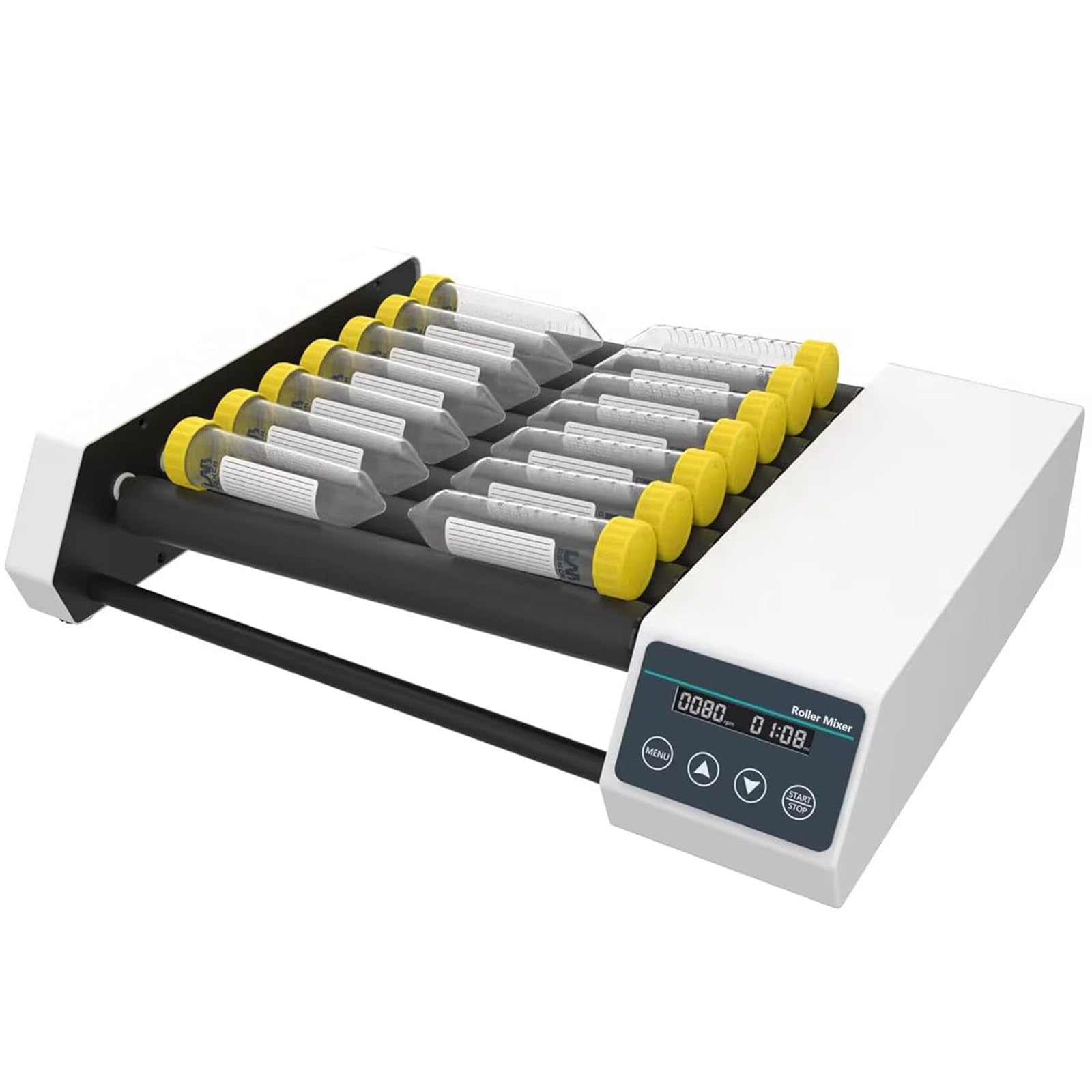 Laborblutmischer, digitaler Analogrohr-Rollenmixer-Rohrmixer, 6 Walzen, einstellbare Geschwindigkeit bei 20-80 U/min