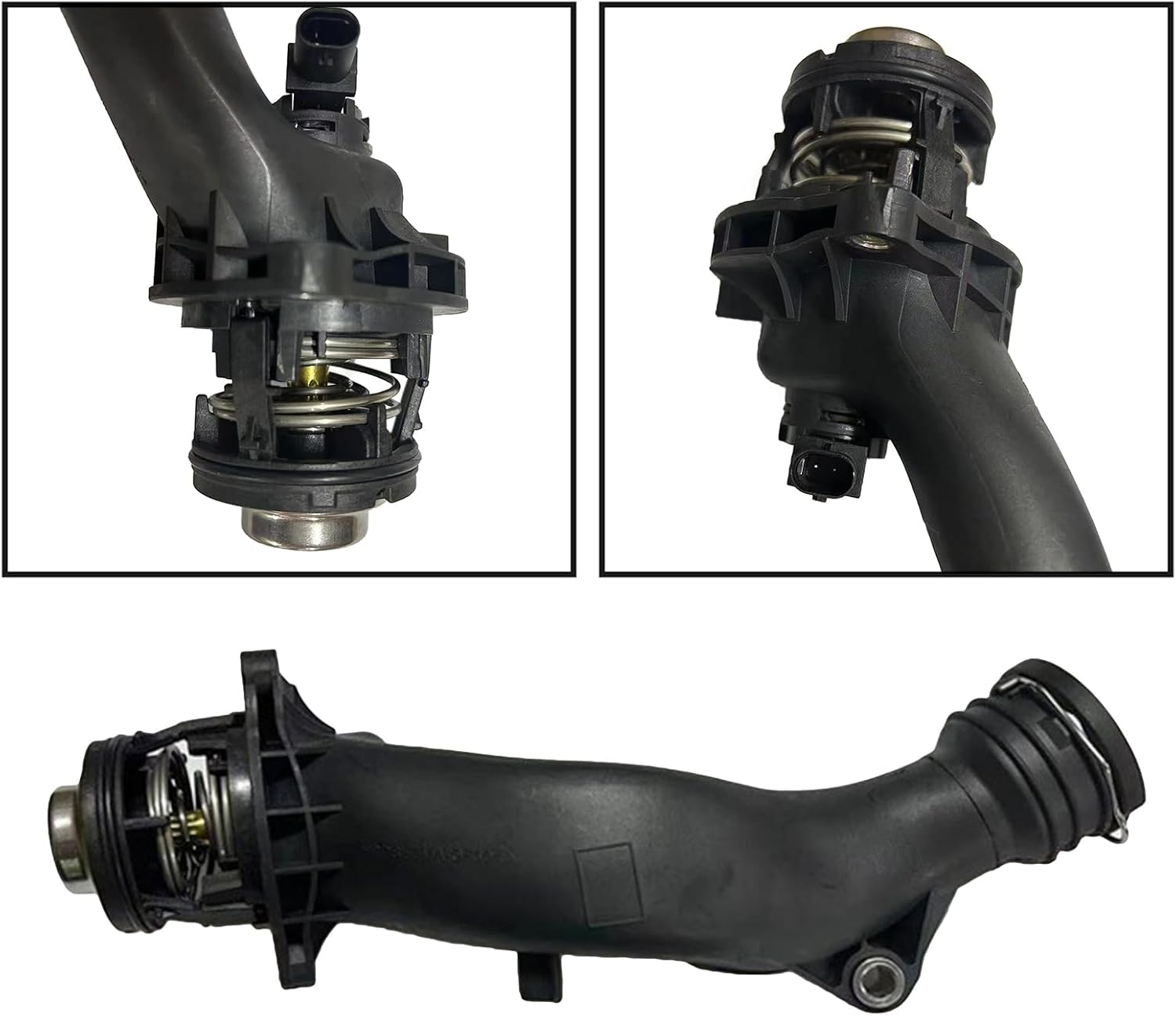 Car Temperature Control Thermostat Housing Water Engine Coolant Flange Climate Control for CL550 CL63 CLS550 CLS550