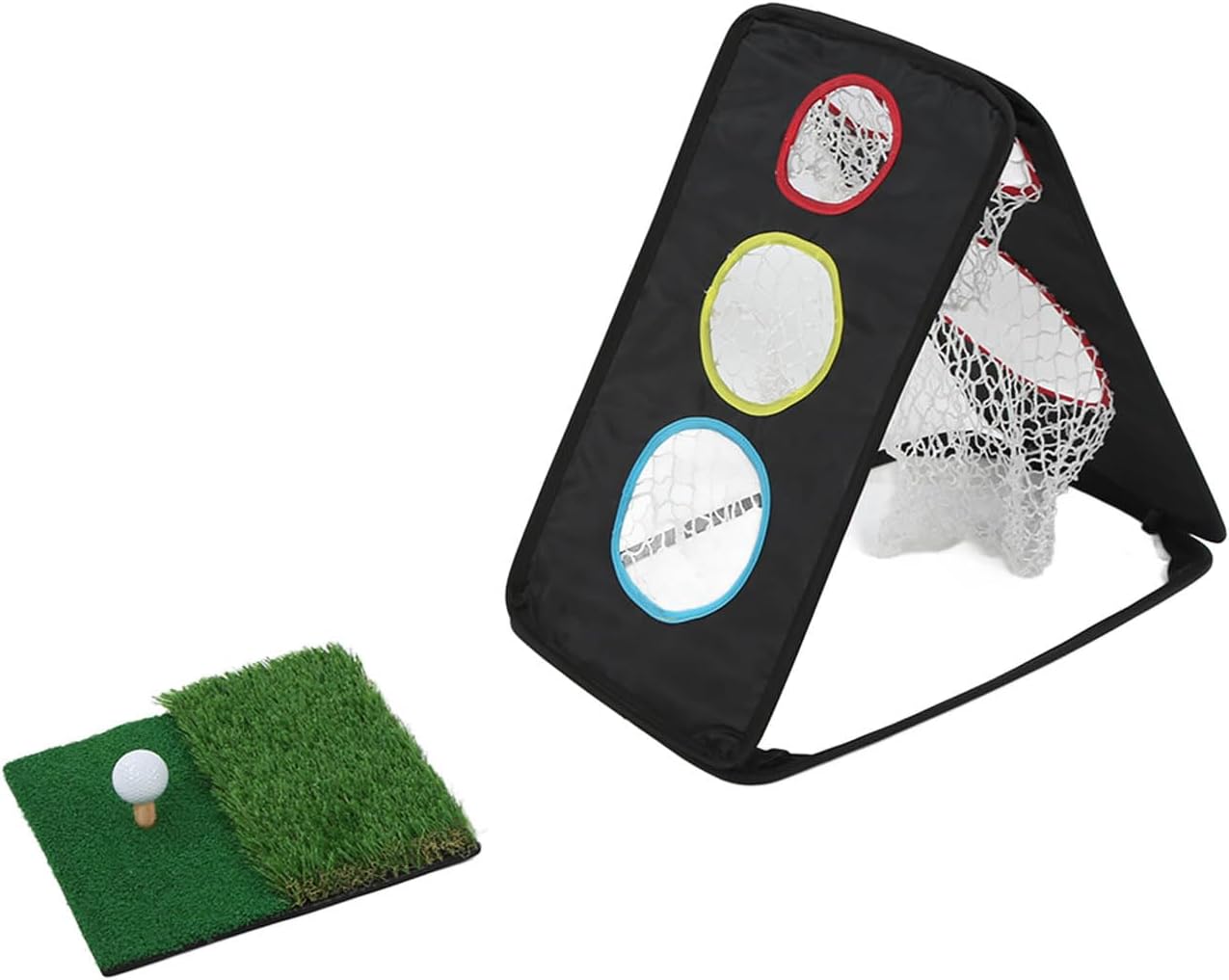 Portable Golf Training Chipping Net Durable Nylon Hitting Practice Set Indoor Outdoor