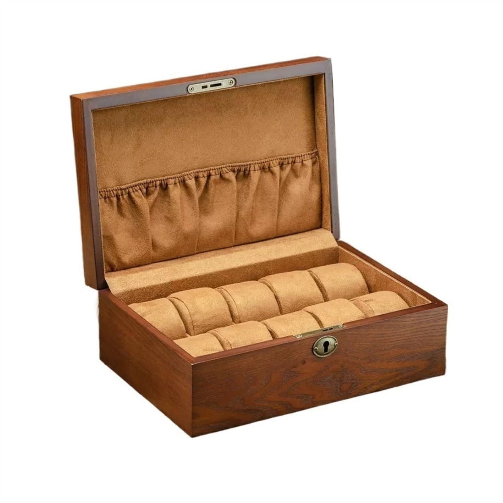 ANVLOJRIH Watches Box 10 Checkered Watch Storage Boxes Wooden Watch Stand Jewelry Storage Box Watch Box