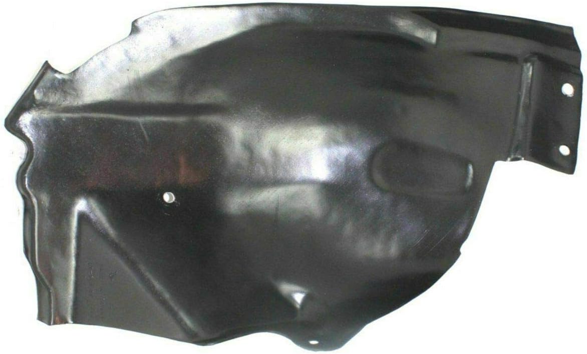Front Fender Liner Splash Shield Set Plastic Inner Front and Rear Section for 2005-2009 Ford Mustang GT Model Direct Replacement