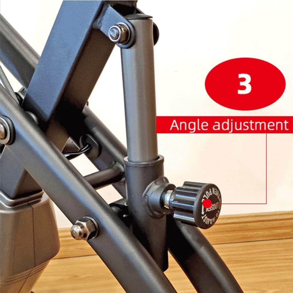 Indoor Cycling Bike Compact Indoor Exercise Bike Household Magnetically Controlled Silent Spin Bicycle Foldable 8-Speed Resistance Adjustment Exercise Bike 1.5kg Flywheel