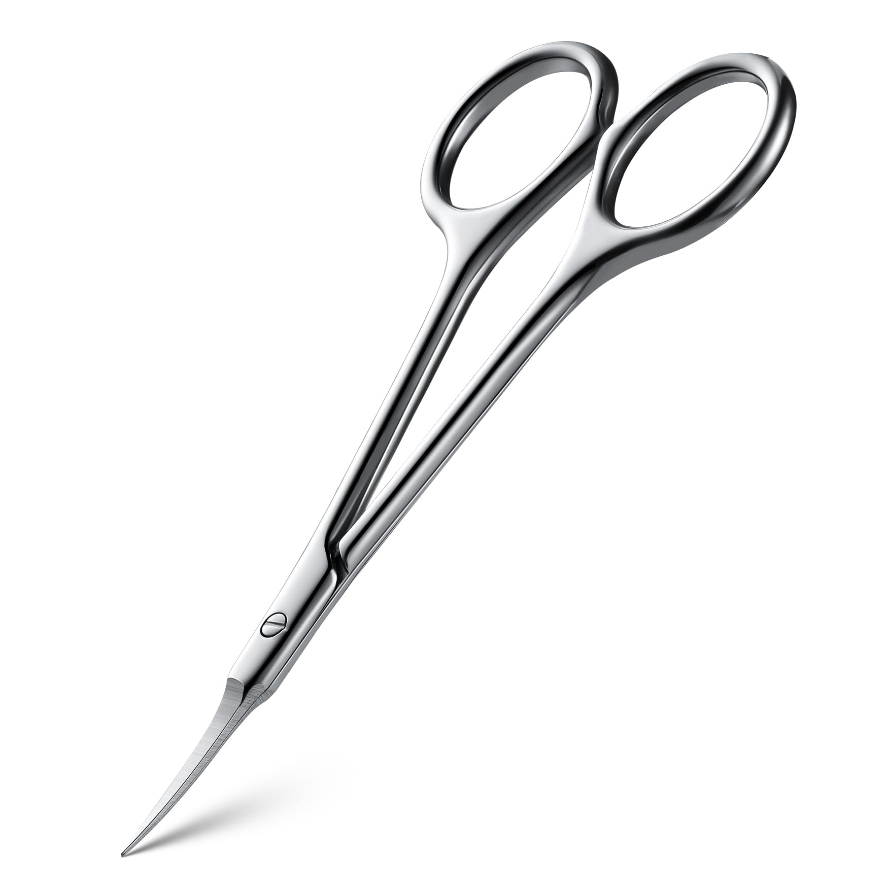 BEZOX Nagelschere - Professionelle Zehennagel und Fingernagel schere Gebogene für harte oder dicke Nägel - Zehennagelschere mit scharfer gebogener Klinge und polierender Edelstahloberfläche