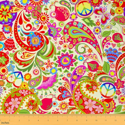 Tissu d'ameublement floral vintage pour rénover un fauteuil