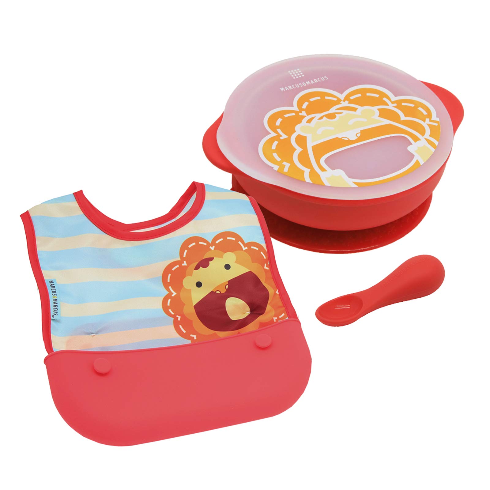 MARCUS&MARCUSMARCUS & MARCUS MMTSF-LN Toddler Self-Feeding Set, Lion