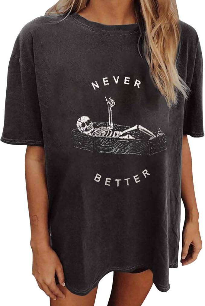 Vintage Graphic Tee: Women's Cute Spring Short Sleeve Top