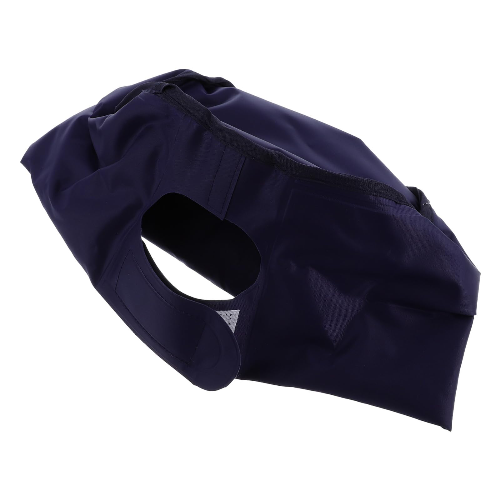 Gefrierbare Eispadkappe für Kopf und Nacken, Blau aus Gewebe