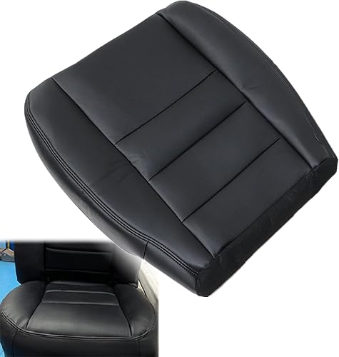 Miniatura 3 de NLQR Funda de asiento de repuesto para parte inferior del lado del conductor, de microfibra, color negro, compatible con Ford F250 F350 F450 F550