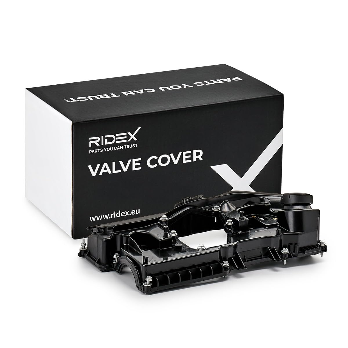 RIDEX 977C0015 Tapa de balancines con junta con tornillos Compatible con BMW 3 Touring E91