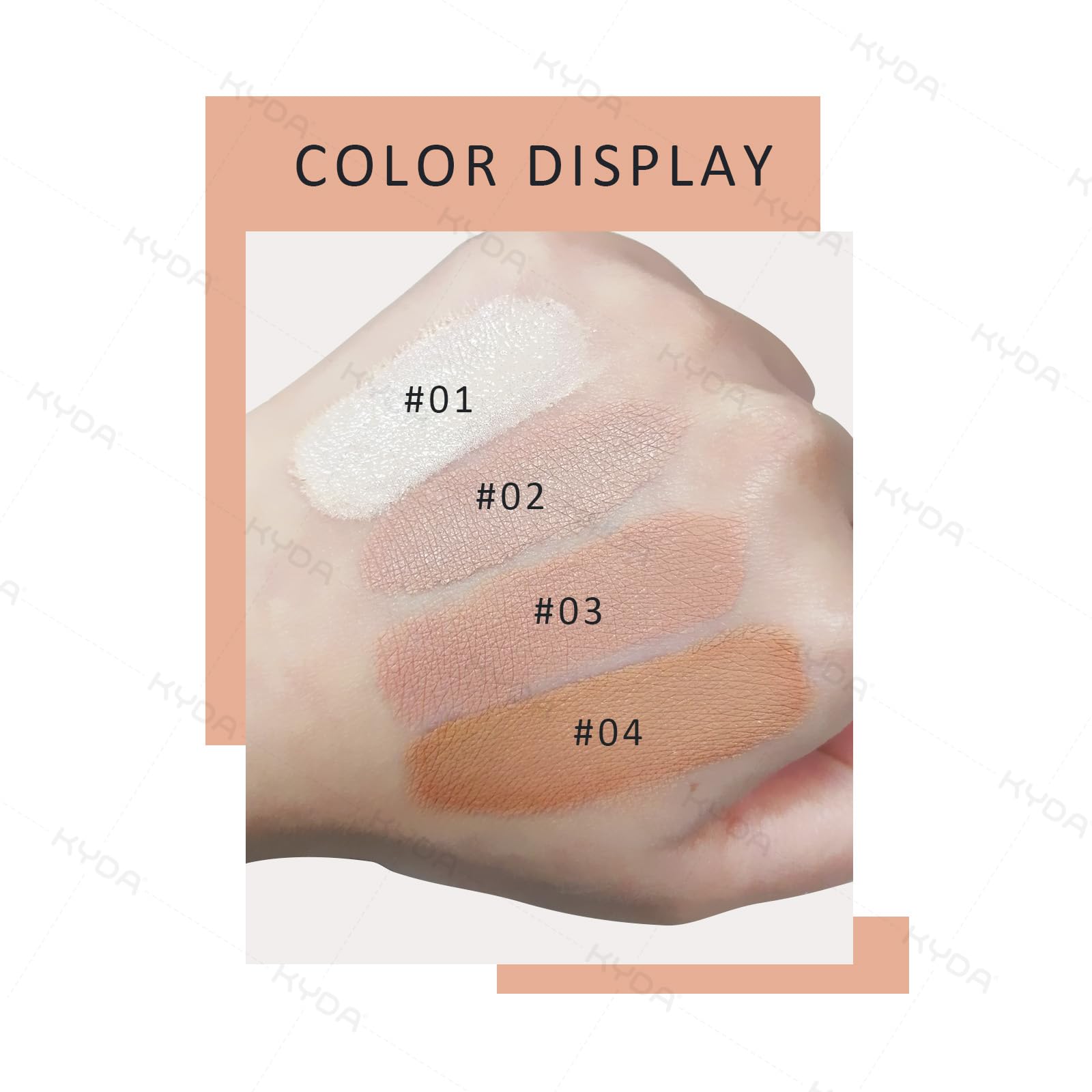 BB cream con esponja aplicadora en forma de hongo, corrector duradero color piel, maquillaje hidratante pigmento cc base líquida, prebase de maquillaje color natural. 5
