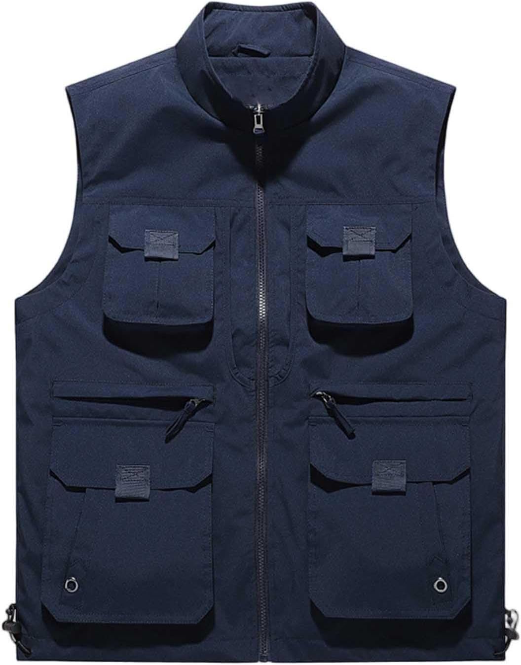 Men's Tactical Utility Vest Work Multi Pocket Field Gilet