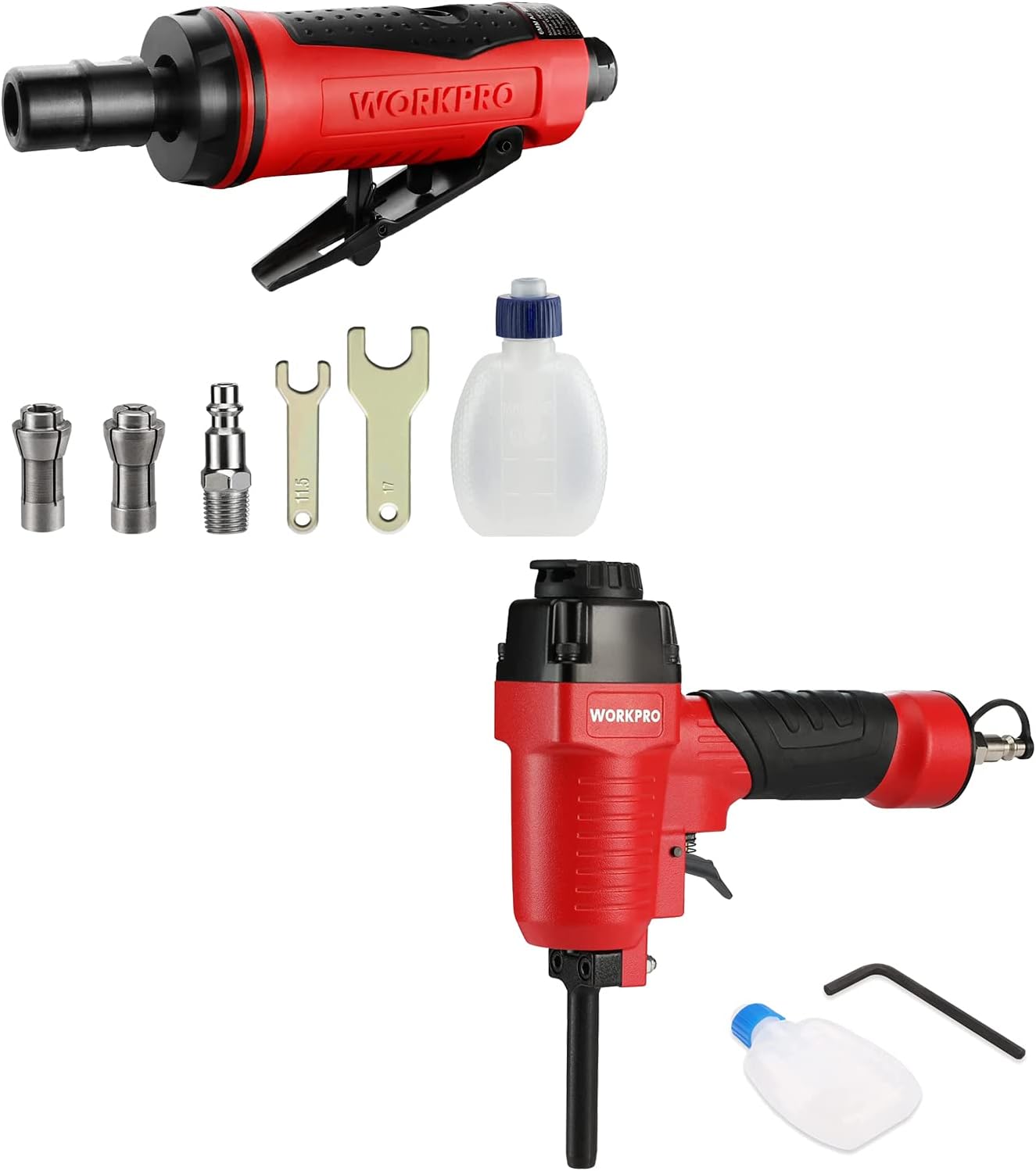 WORKPRO Air Die Grinder and WORKPRO Pneumatic Nail Remover