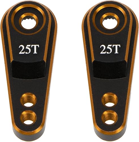 2 brazos de dirección Vgoohobby Metal 25T servo bocina para servomotores estándar compatibles con Traxxas TRX4 Axial SCX10 Tamiya 110 RC Crawler