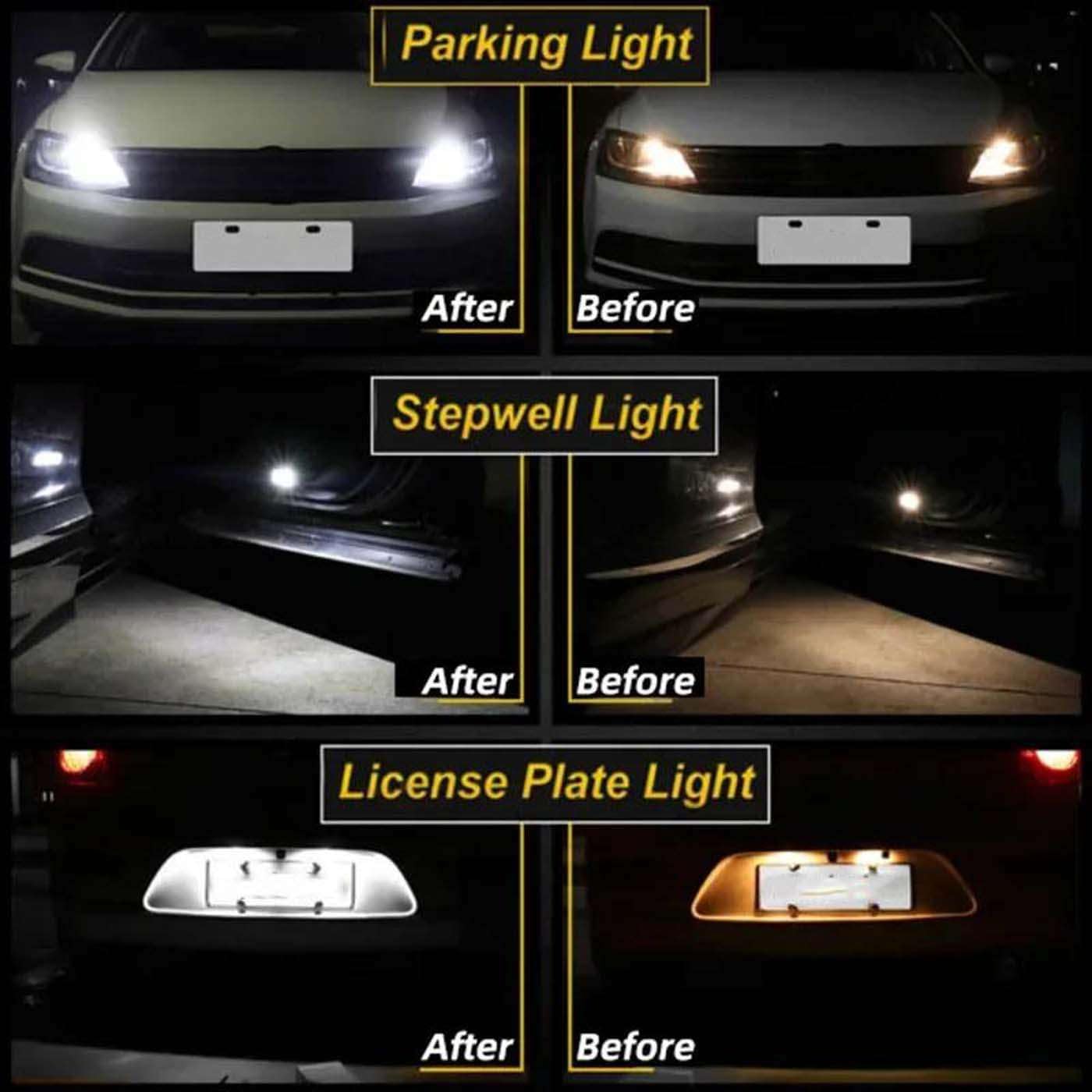 Kit de 18 Luces LED para el Interior del vehículo, Parasol y Visera, para Peugeot 308 Hatchback SW MK2 2014 2015 2016 2017 2018 2019 2020