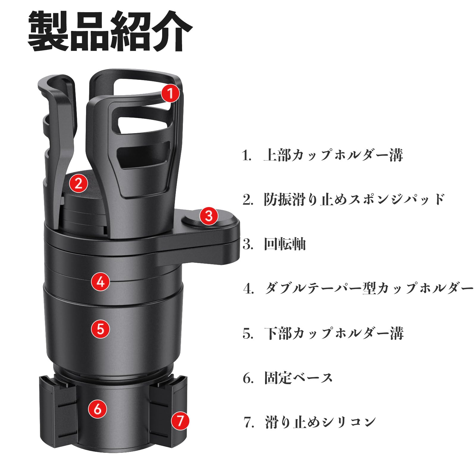 Amazon | TiCar フロンクス FRONX 車用 ドリンクホルダー カップ