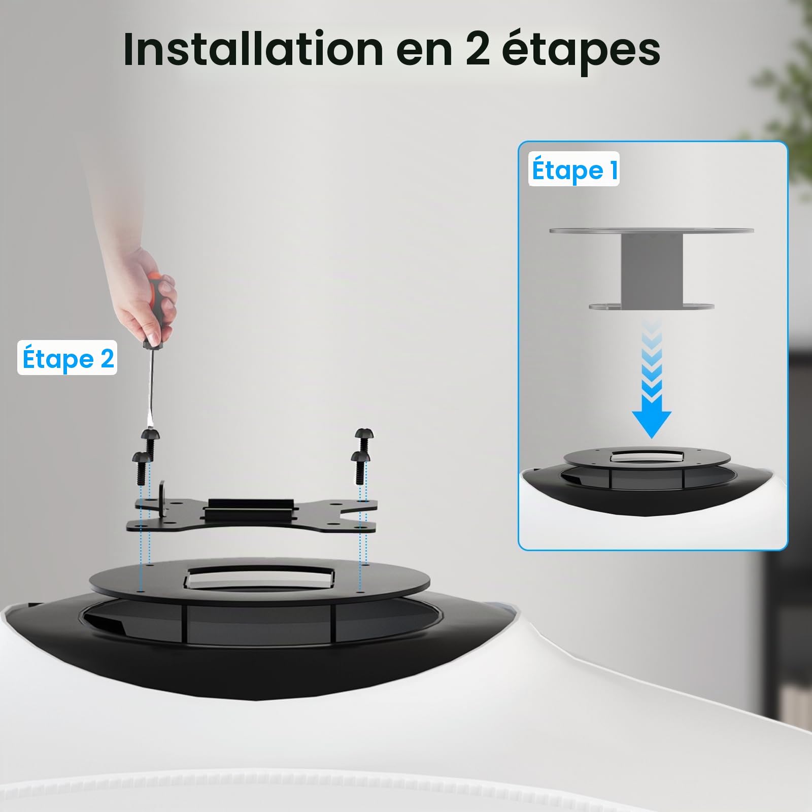 PUTORSEN Montior Adaptateur VESA Compatible avec Les Samsung Odyssey G9, Neo G9, CRG9, CHG9, CHG90, Motif VESA 100x100