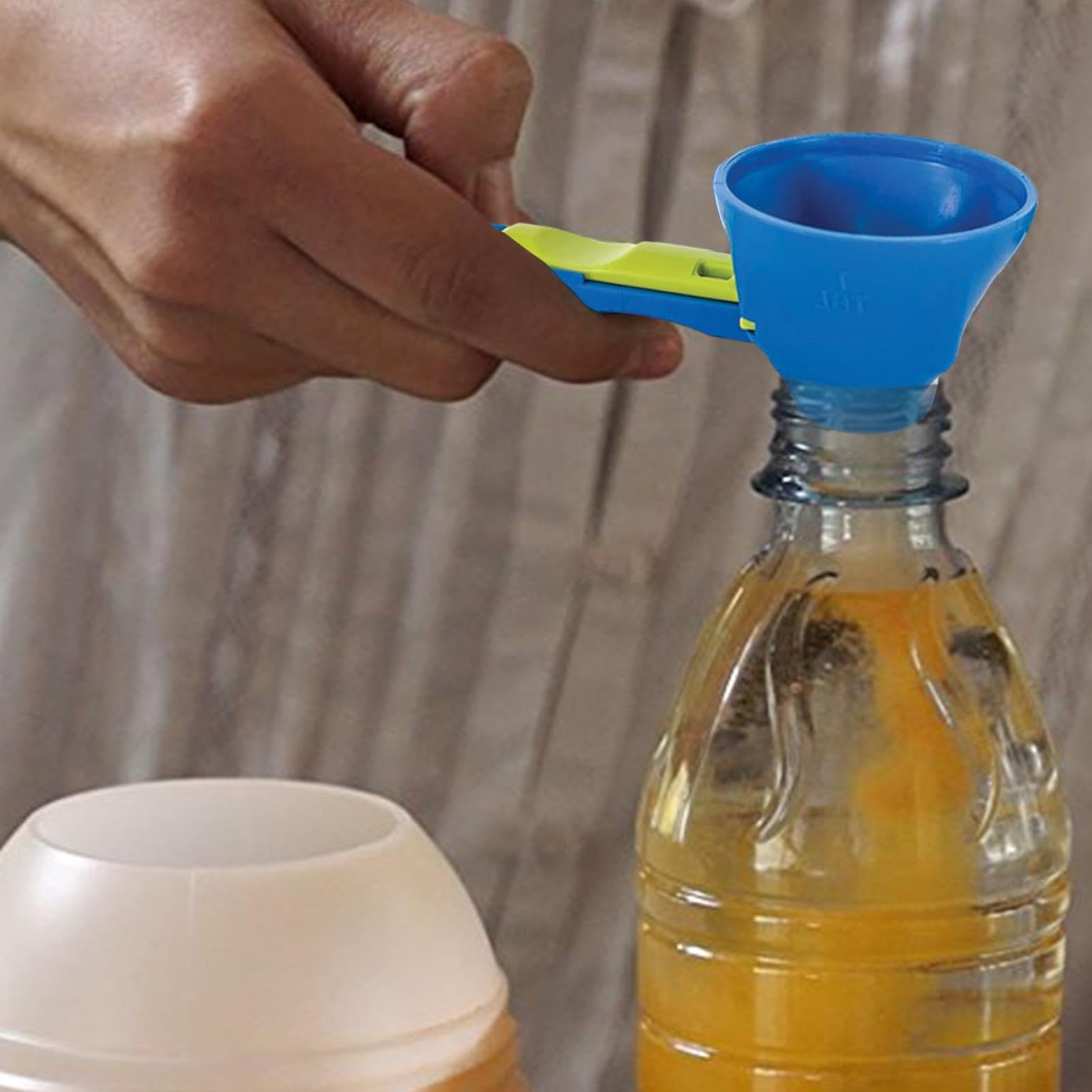 Cuillère-doseuse Avec Entonnoir - Pelle à Poudre Pour Protéines, Suppléments Et Boissons - ABS