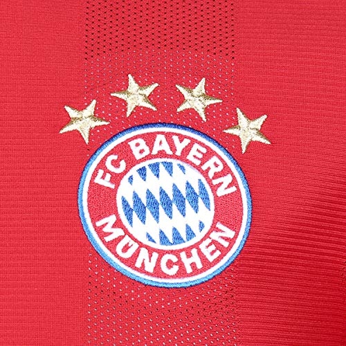 Camisa Bayern de Munique Home 20/21 s/nº Torcedor Vermelho e Branco - Pronta Entrega Brasil (M Adult