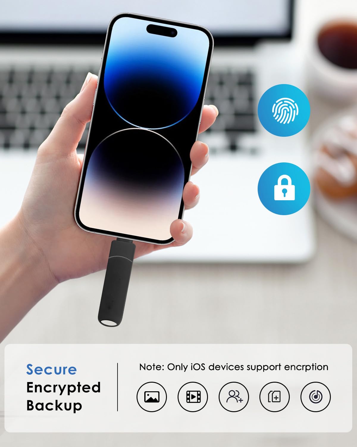 512GB Chiavetta USB iPhone Memoria Esterna iPhone Chiavetta iPhone per Scaricare Foto PenDrive