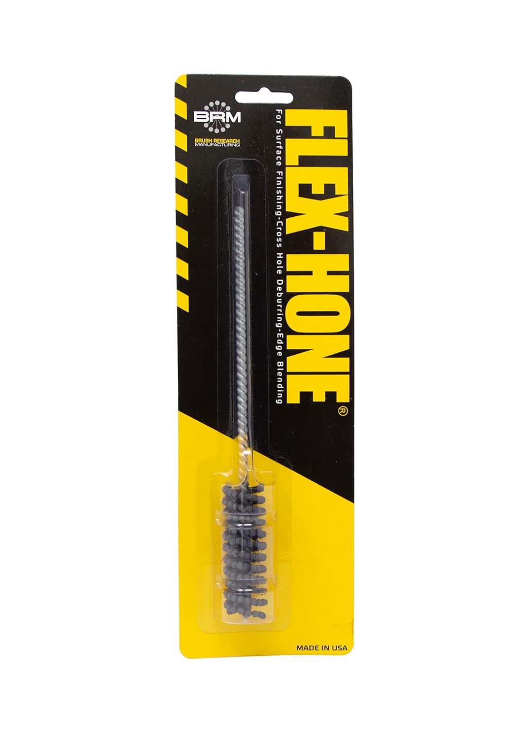 Brush Research CHB14M320BC Chamfer FLEX-HONE®, 0.551" (14mm) Diameter, 0.016"-0.030" Chamfer, 320 Grit, Boron Carbide Abrasive (Pack of 1)