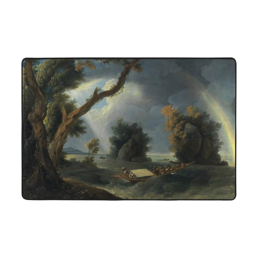 Tapis de montagne grand format 183x122 pour salon et maison