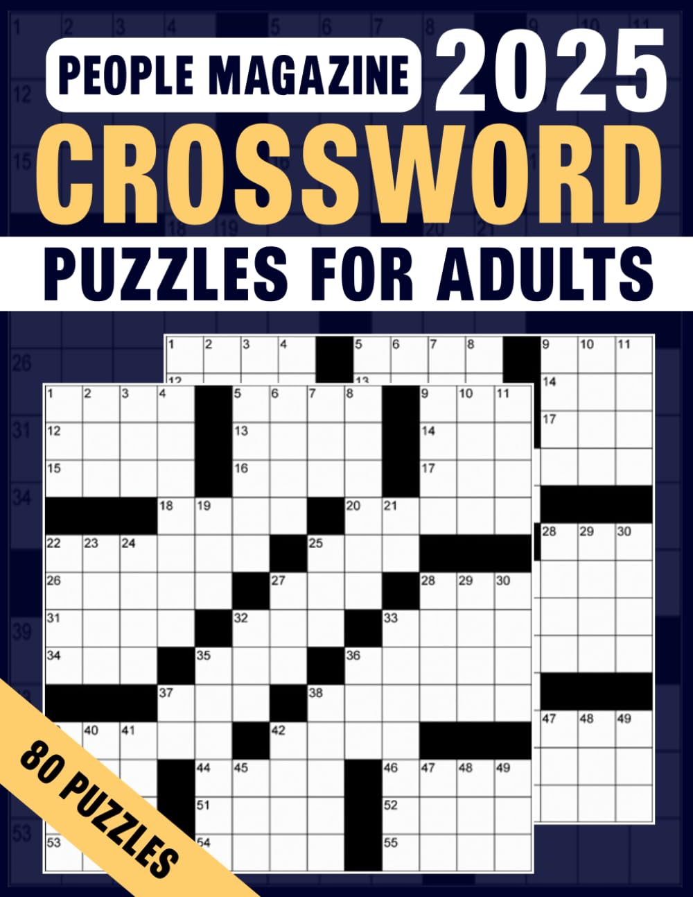2025 People Magazine Crossword Puzzles For Adults: Unlock Your Knowledge of Pop Culture Icons