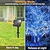 FFZZKJ Solar Lights Outdoor Garden Waterproof Total 240LED 12Mx2 Pack Outdoor Solar Lights for Garden Patio Balcony Terrace Veranda Tree, Blue #3