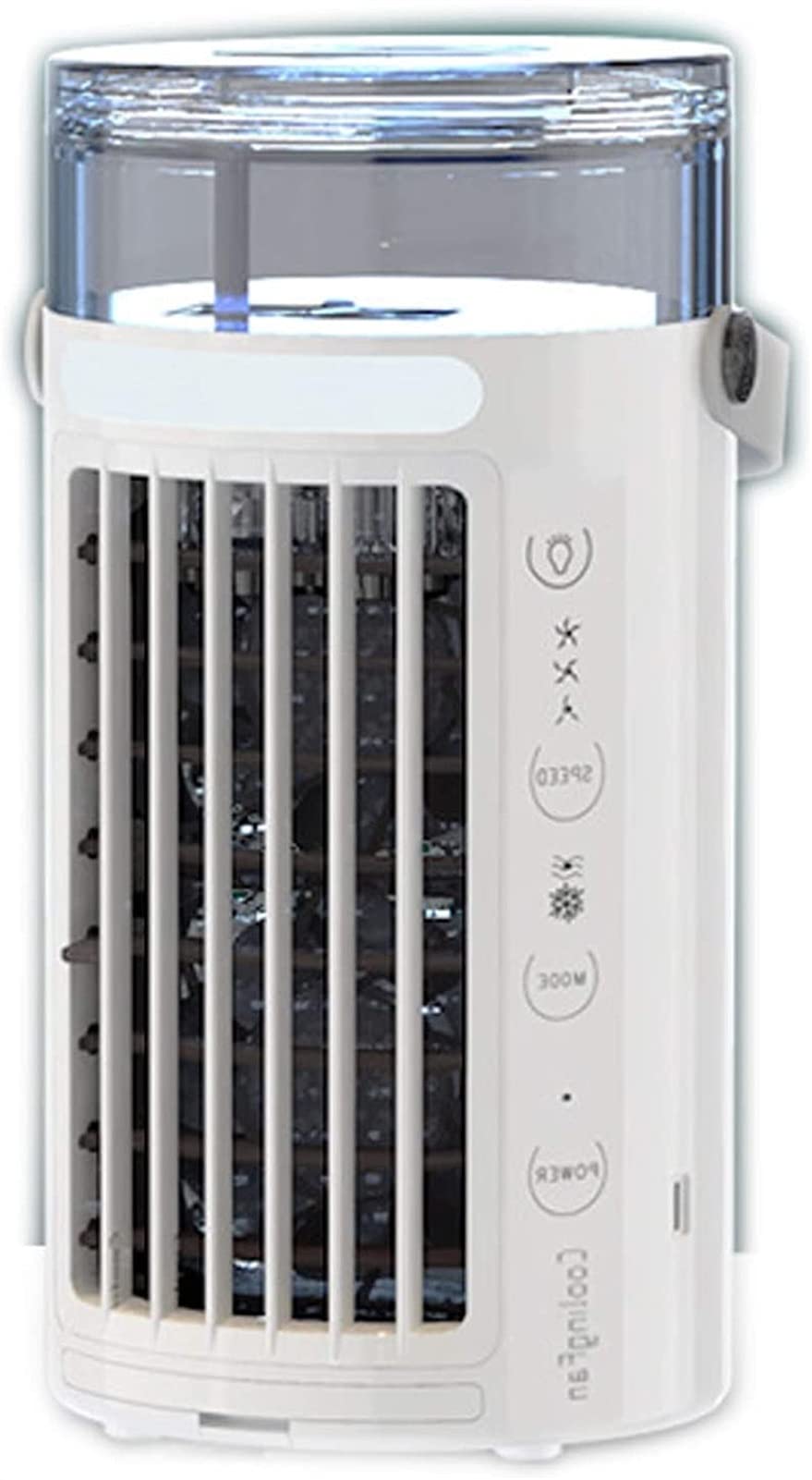 Refroidisseur d'air mobile RJJ mini climatiseur portable 3 en 1 humidificateur silencieux