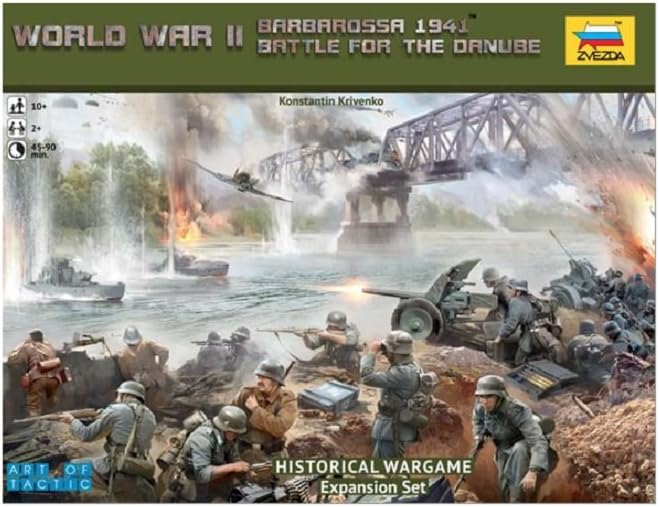 Zvezda Models Battle for The Danube, WII, Barbarossa 1941 - Historical Wargame Expansion Set