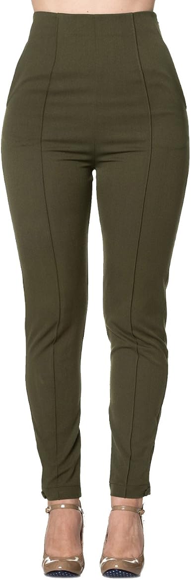 Womens Vintage Retro 1950s High Waist 
