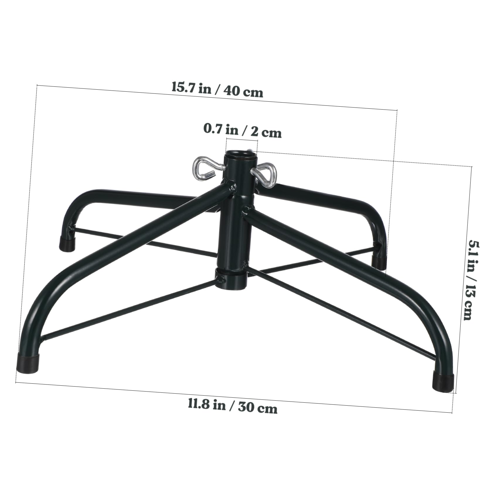 Cabilock Xmas Tree Stand Sturdy Construction Christmas Tree Holder Easy Installation for Holiday Decor