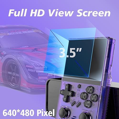 Miniatura 3 de WeLohas Dispositivo de juego retro, juegos de mano con sistema Linux, tarjeta TF 64G precargada más de 15000 videojuegos divertidos, pantalla IPS de