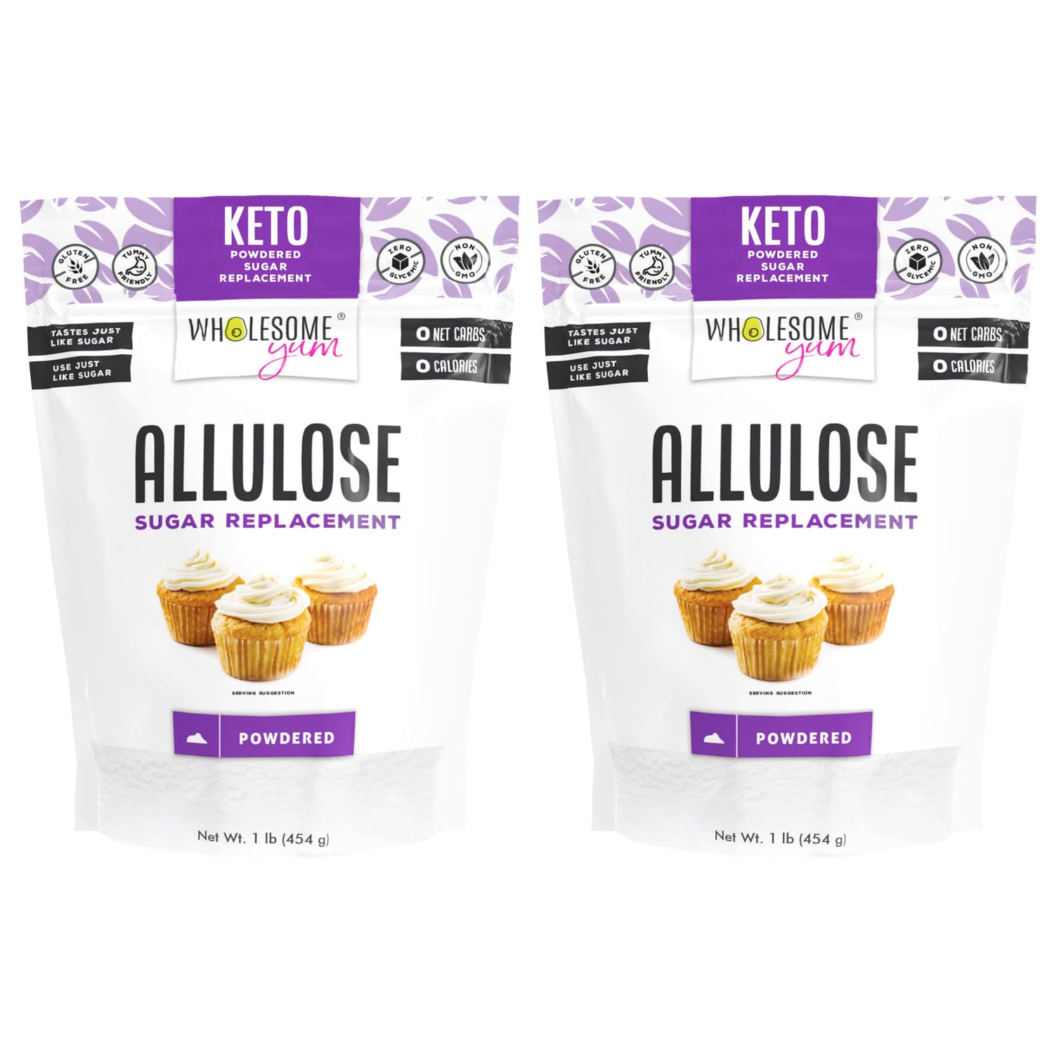 Wholesome Yum Powdered Allulose Sweetener Natural