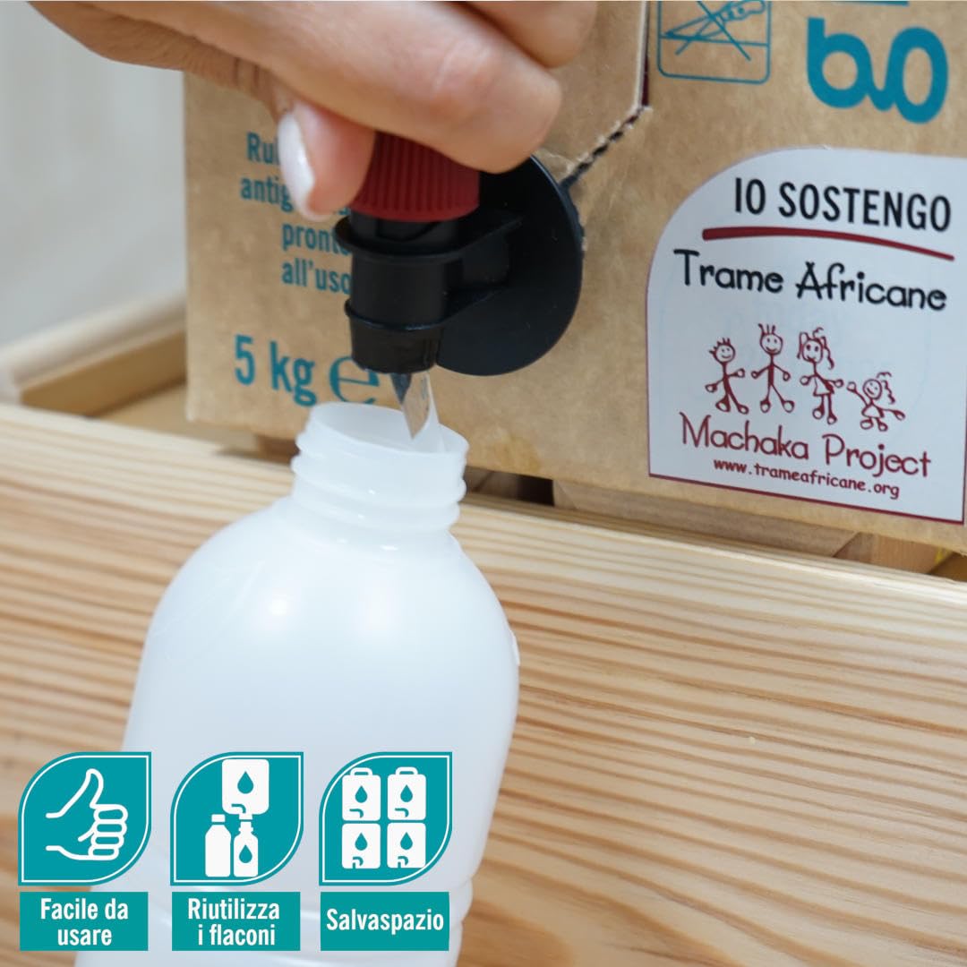 GREENATURAL BAG 5 Kg Lavastoviglie Liquido MENTA & EUCALIPTO - ecobio