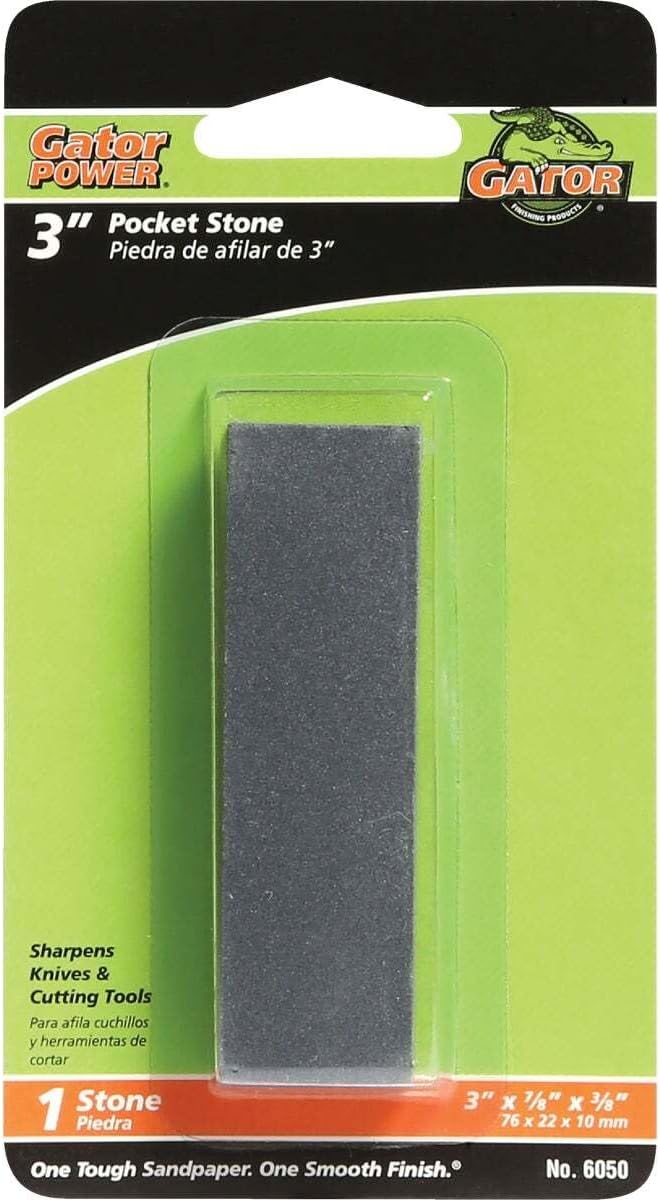 Compact Aluminum Oxide Pocket Sharpening Stone