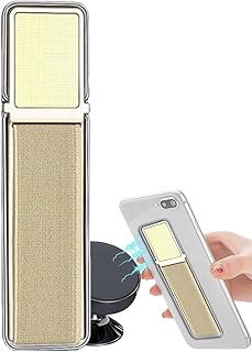 ユニバーサル フィンガー フォン ストラップ – 伸縮性のあるフォン ホルダー、スリムなセル グリップ |スマートフォンやタブレット用の便利なフィンガーストラップ、携帯電話スタンド、便利なハンズフリーグリップ、軽量電話アクセサリー