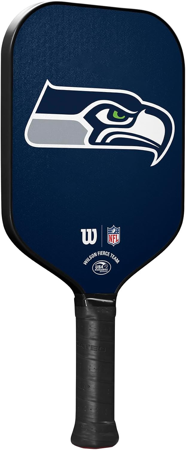 Wilson NFL Collection Fierce Team Pickleball Paddles - Grip Size 2-4 1/4"