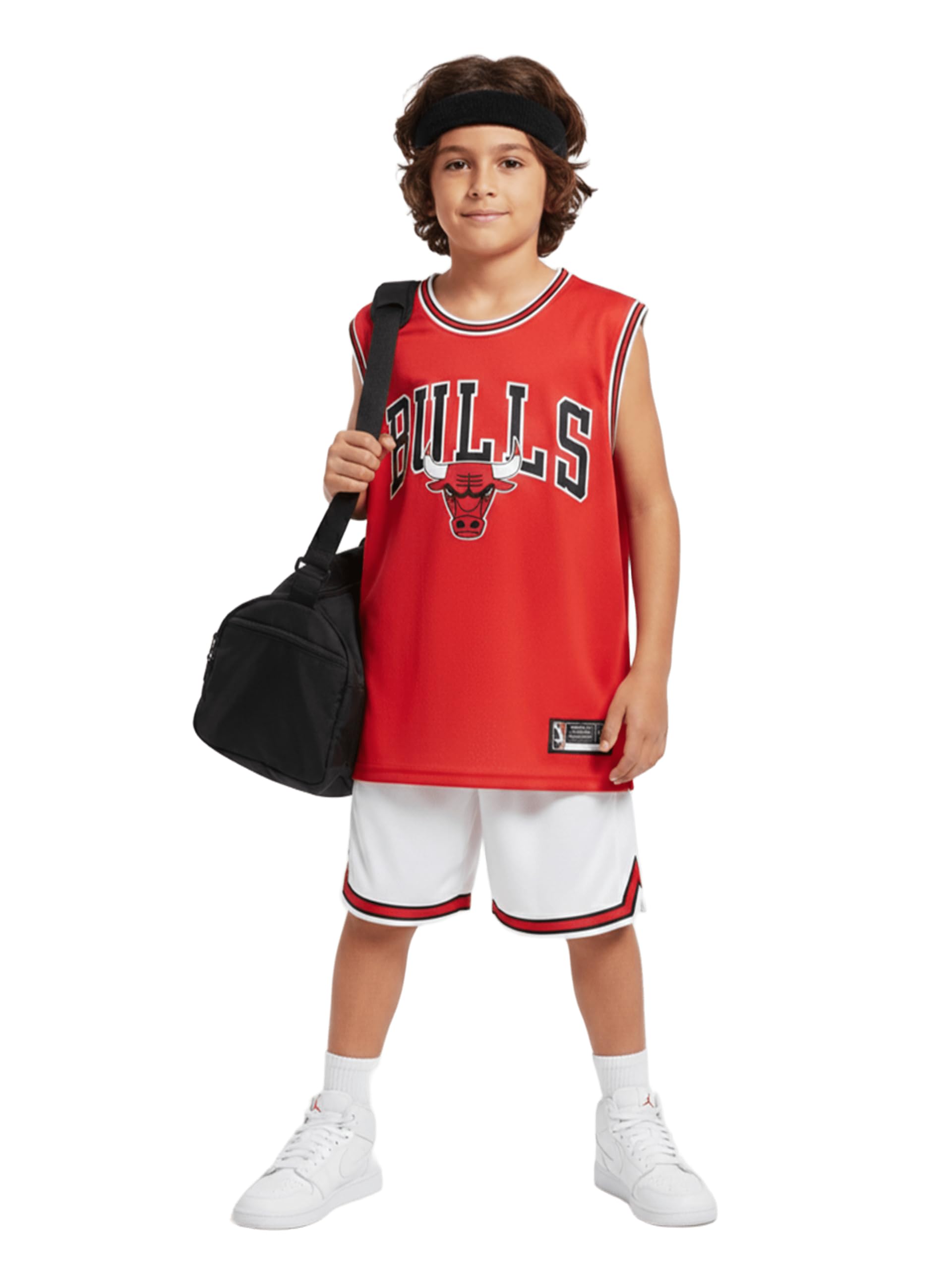 Boys Red Yellow Blue Basketball Tank Top | Sleeveless Sports T-Shirt (4-14 Yrs)-image-1