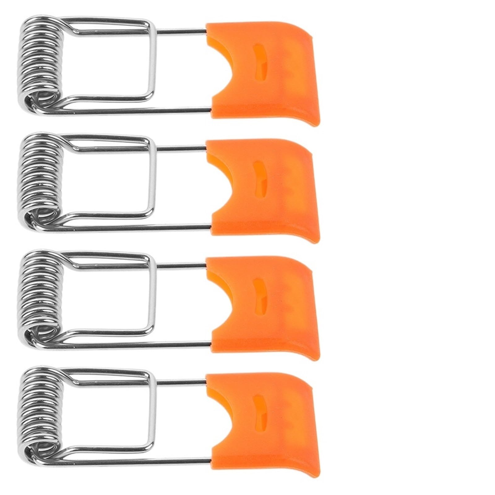 Maryear Orange Spring Clips Recessed Lighting 100 Pcs Spring Snap Downlight Lamp Accessories Led Clip Clamps Clips Ceiling Base Holder Panel(Orange)