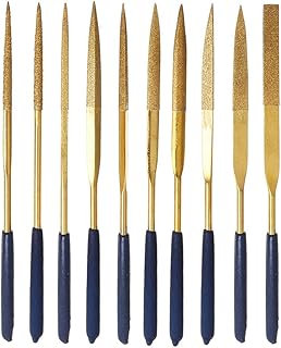 Yakamoz 10 Pcs Titanium Coated Mini Diamond F...,