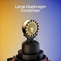Vista 4 de HyperX Micrófono ProCast: micrófono de condensador de diafragma grande, conexión XLR