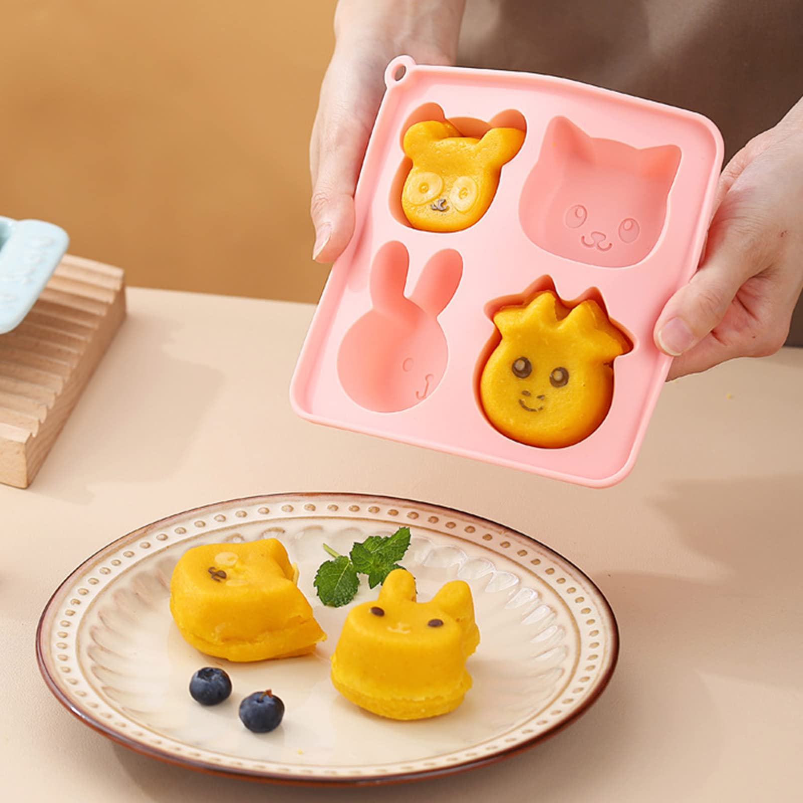 Stampi per ghiaccioli ， Stampi for dolci in silicone 16 stili, regali perfetti for gli amanti della pasticceria(E,D)