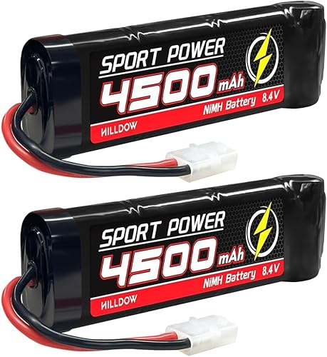 Hilldow Batería Lipo de 7.4V 2S 80C 5200mAh Lipos Soft Case con conector XT60 para coches RC camiones RC Vehículos (2 paquetes)