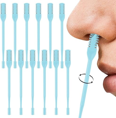 Miniatura 17 de Cortador de Pelo Nasal, Recortador de Pelo de Nariz de Doble Cara 2025, Herramienta Manual de Eliminación de Pelo de Fosa Nasal con Rotación de 360°